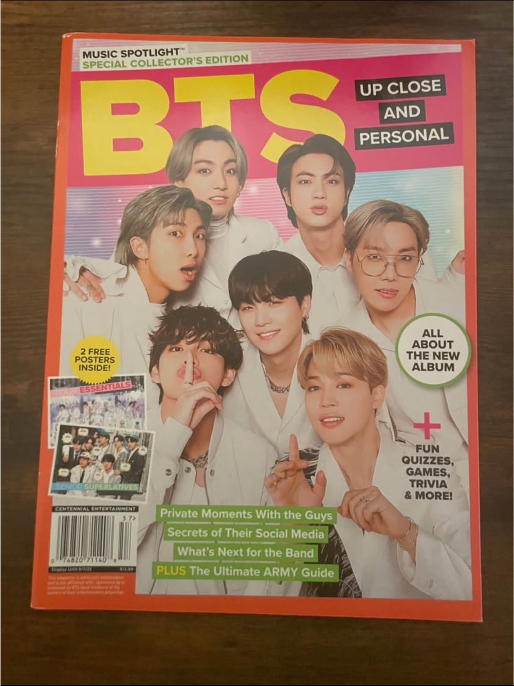 BTS Up close and personal magazine
